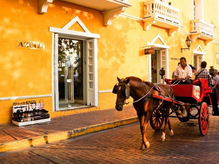 Auf den Straßen Cartagenas