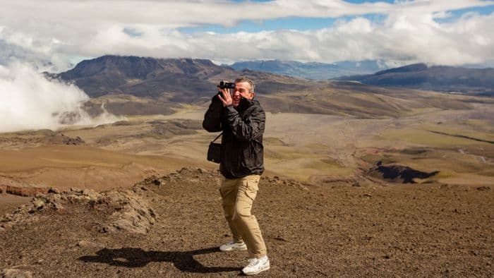Auf Erkundungstour im Cotopaxi Nationalpark.
