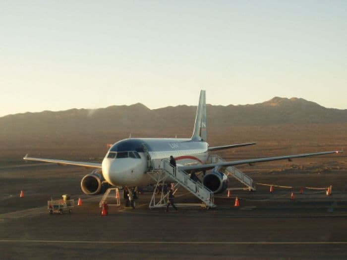 Flug von Calama nach Santiago
