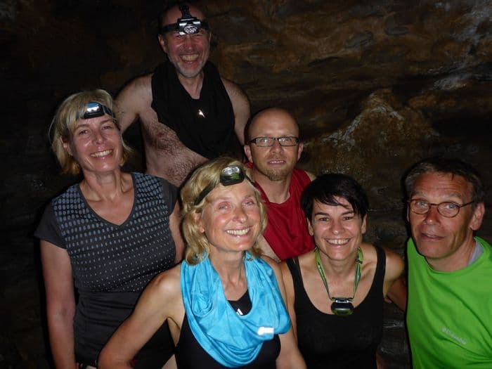 In den Jumandy-Höhlen.