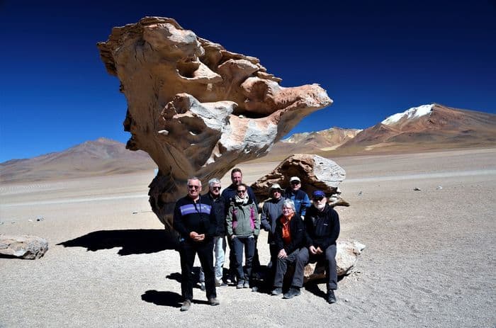 Alle unterm "Arbol de Piedra".