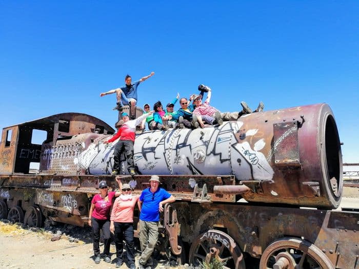 Guten Morgen auf dem Elefanten