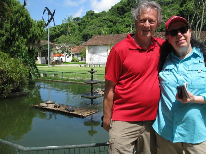 Am freien Morgen in Rio besuch