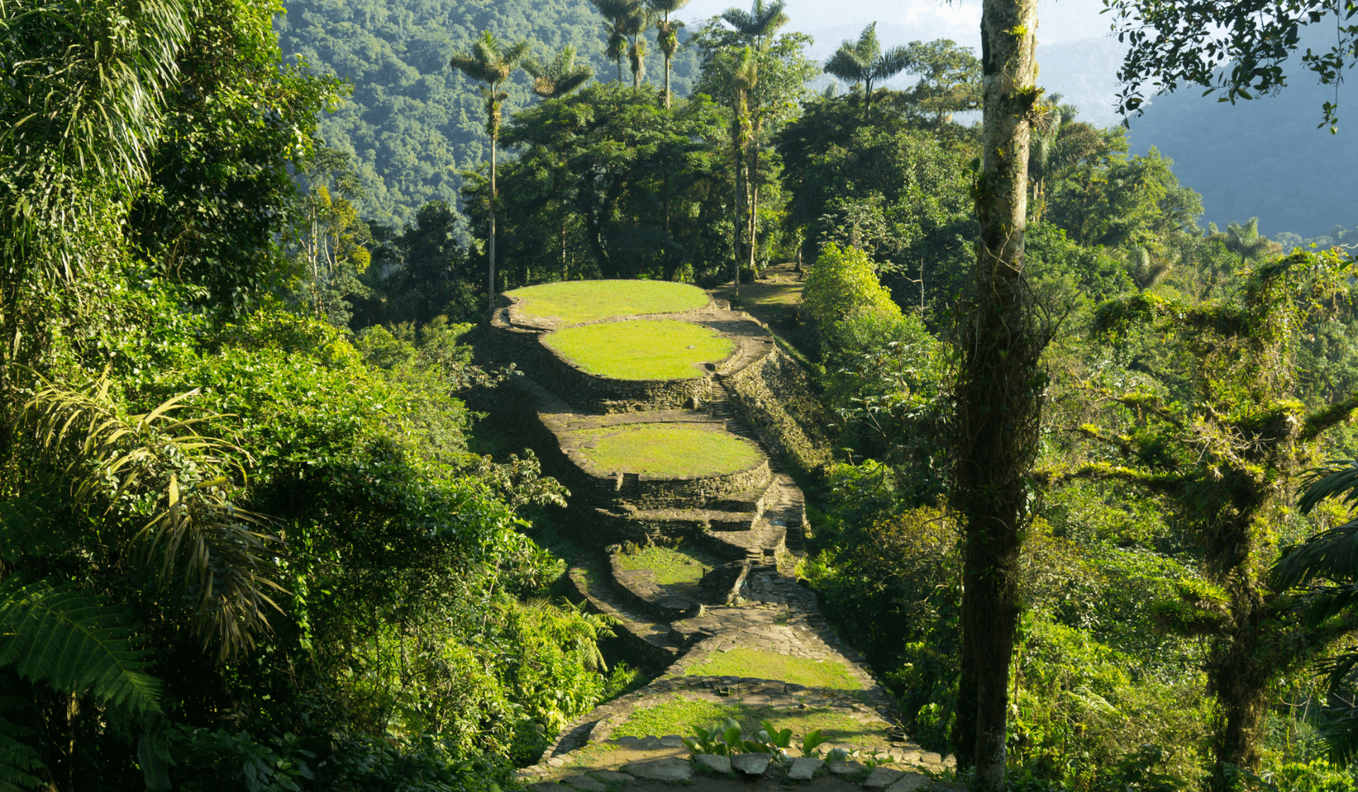 Ciudad Perdida, die „Verlorene Stadt“ im Dschungel Kolumbiens