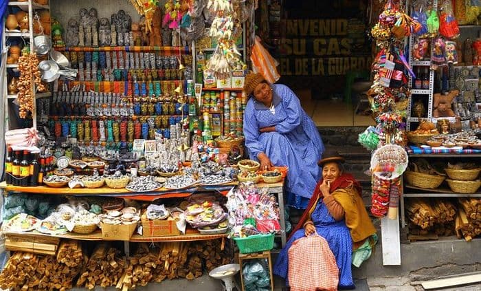 The Witches' Market in La Paz