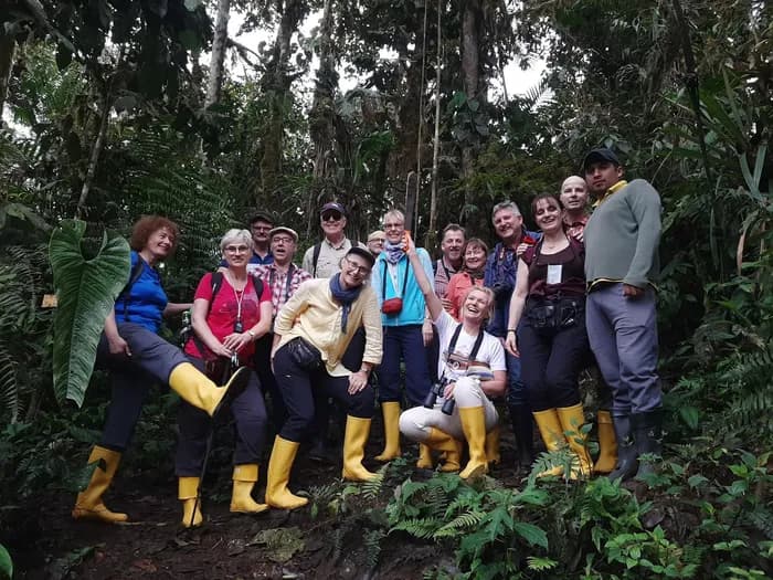 Cloudforest with People