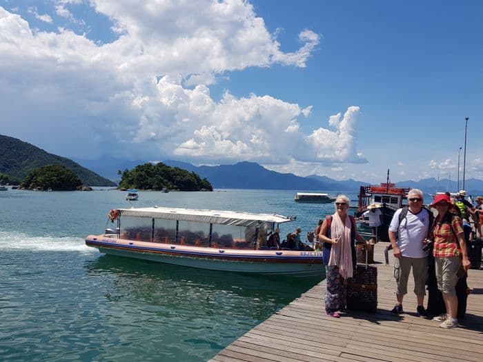 Am Mittag fuhren wir heute mit