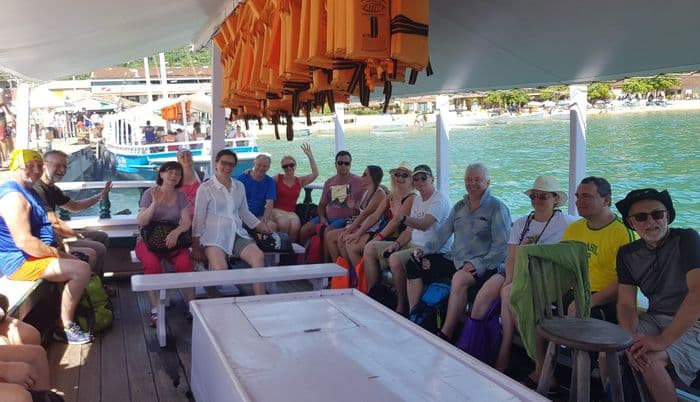 Am Vormittag fuhren wir mit de