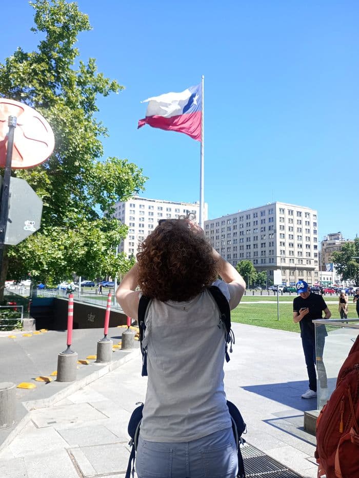 Ankunft in Santiago de Chile