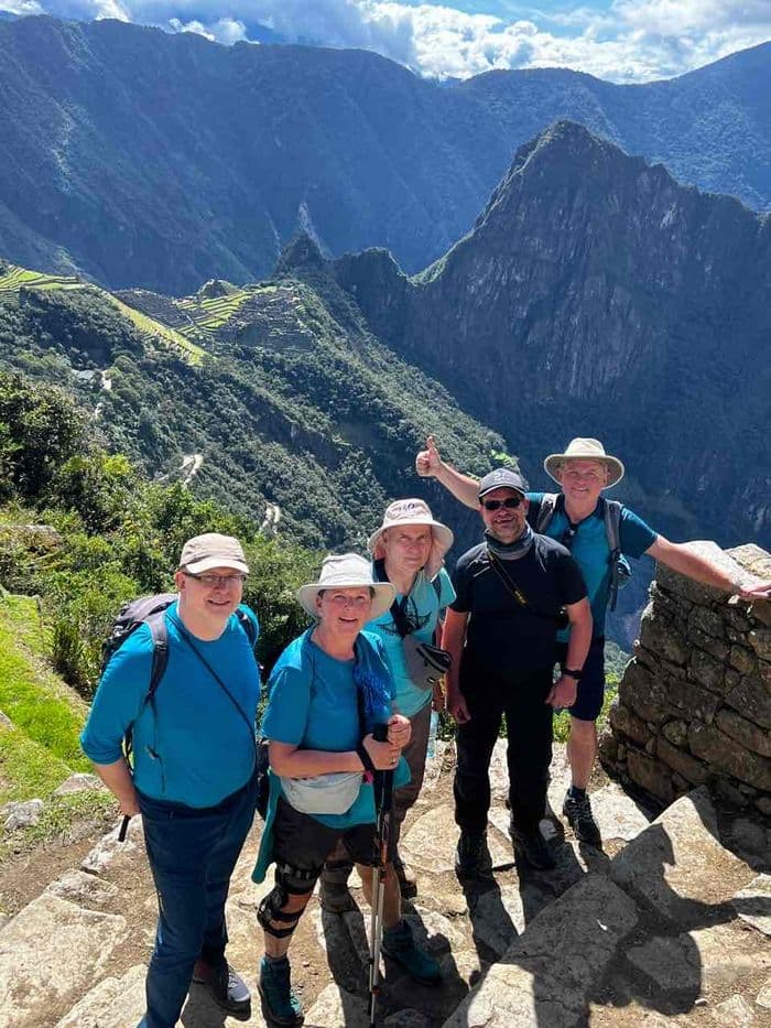Auf dem Inka trail nach Machu Picchu.